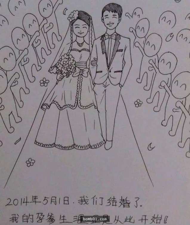 看完這個老公為記錄老婆從懷孕到生產的過程而畫的漫畫，感動流下的熱淚都把枕頭弄濕了…
