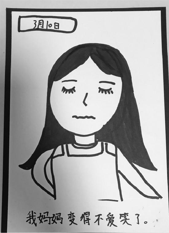 九歲女孩為胃癌媽媽畫畫，「是不是只要我畫好了，媽媽病就好了」