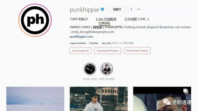 【全港男藝人IG粉絲排行榜】過半藝人北上發展，成龍屈居第5位，第一竟然是他……
