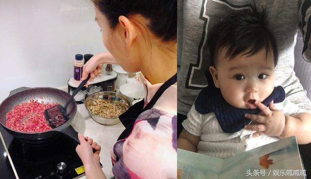 胡杏兒全家近照，夫妻恩愛常過二人世界，廚藝精湛兒子養的可愛