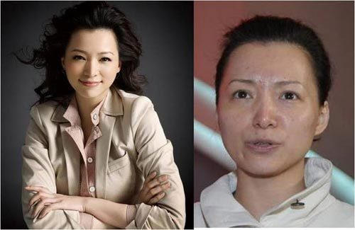  女藝人素顏大公開！真的沒想到范冰冰竟然會差這麼多.......