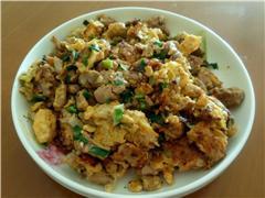 美味雞蛋炒魚腸,非常簡單的家常菜 