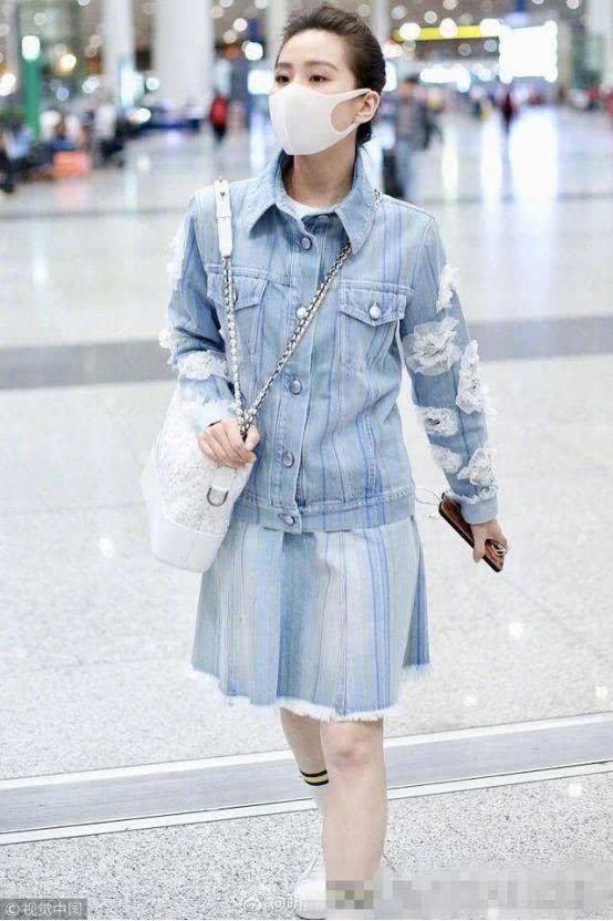 劉詩詩穿了十萬塊的行頭現身機場，卻被網友吐槽難看