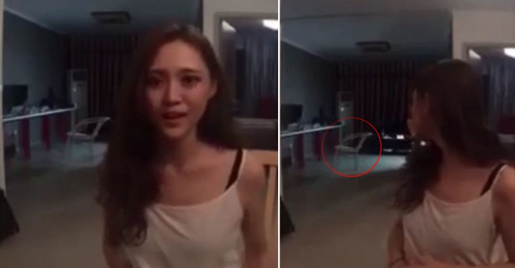  正妹深夜拍片 卻隱約覺得後方怪怪！鏡頭拍下「超可怕一幕」...嚇到狂罵髒話