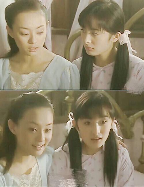 17歲楊冪和21歲孫儷合照曝光超驚艷，扎雙馬尾簡直就是仙女下凡啊