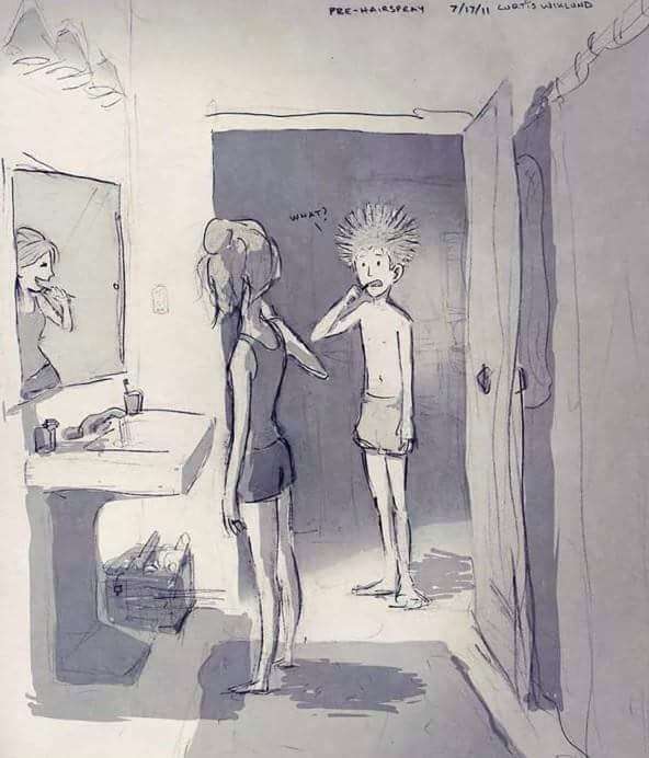 暖男用插畫紀錄「365天的相愛日常」　寶寶出生後的生活更有愛