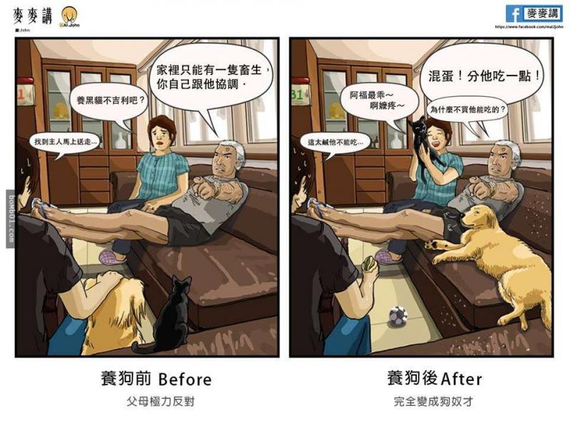 台灣插畫家把家裡養寵物的前後改變畫出來，每一張圖都會讓你深感共鳴！ 
