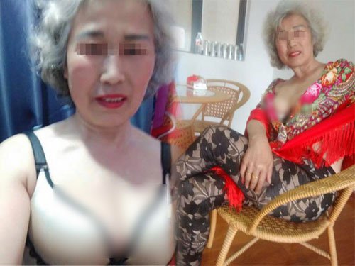 火辣阿嬤網上秀身材 網友：不能去馬賽克