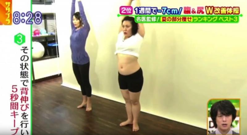 一星期腰圍-7cm！日本女生5式30秒輕鬆瘦身操，懶人都可有纖手、美腿及小蠻腰！ 