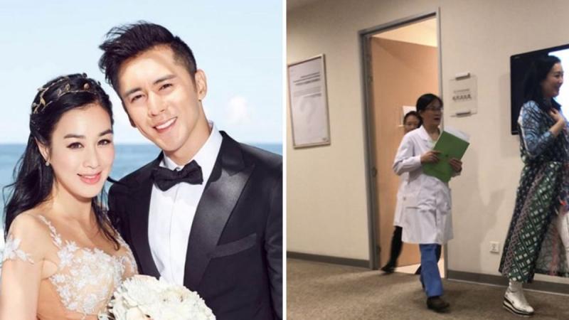 燦笑走出婦產科！48歲鍾麗緹爆真的懷孕了，老公親上火線回應~