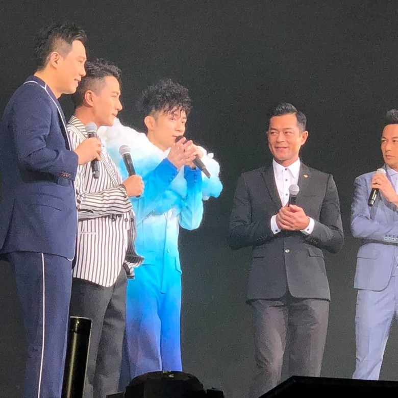 古巨基演唱會 新五虎世紀合體！