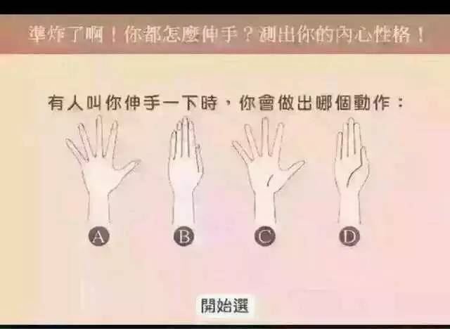 國外很火的性格測試，你測了麼？  