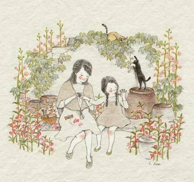 心理測試：4個女孩，誰最幸福？測今生誰會對你不離不棄？ 