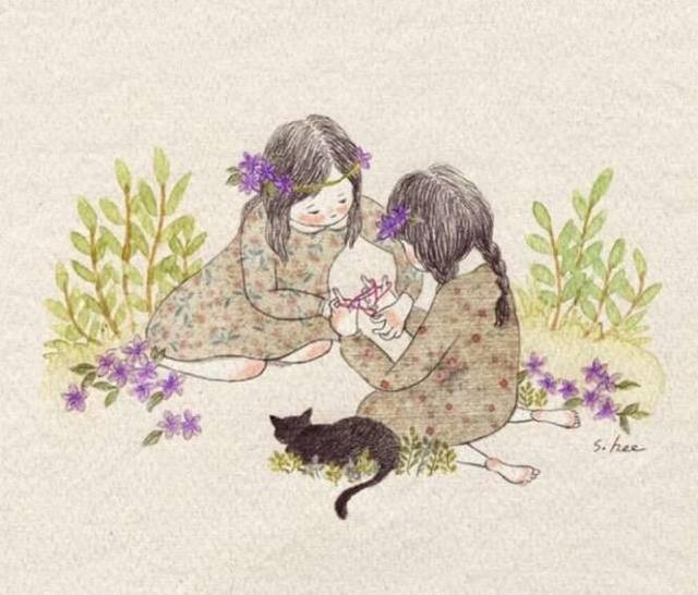 心理測試：4個女孩，誰最幸福？測今生誰會對你不離不棄？ 