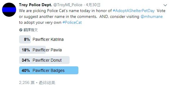 「粉絲破萬」就聘警喵！警局po文短短8天就達標，「超萌上任儀式」網友全融化～ 