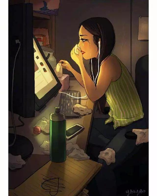 心理測試：你認為哪個女孩最悲傷？測你這些年受過多少委屈？ 