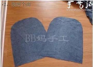 她把「牛仔褲→後背包」也太神！霸氣一刀劃到底「再縫上拉鍊」後...簡易步驟人人都能做！ 