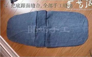 她把「牛仔褲→後背包」也太神！霸氣一刀劃到底「再縫上拉鍊」後...簡易步驟人人都能做！ 