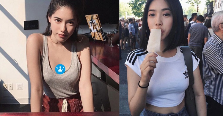  歐美系正妹…白T快被炸開超誘人！網暴動：第一次想當冰棒
