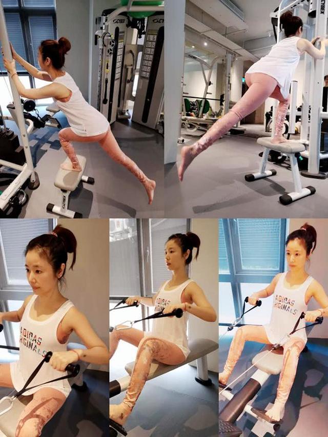 林心如自曬健身照上圍消失，還被粉絲說沒穿褲子 