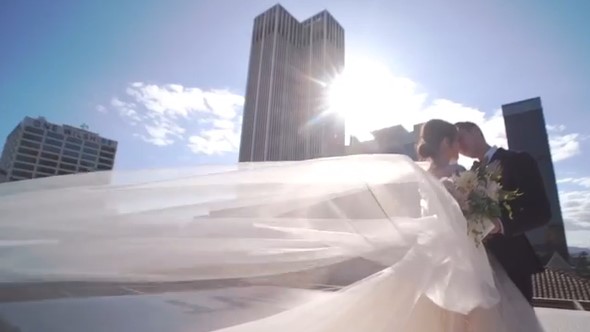阿嬌髮結婚唯美視頻！「我們會狠狠的幸福下去！」