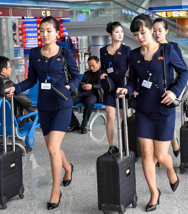 北韓出動正妹服務！外國記者採訪…拍下「超高顏值空姐」 網心動：買機票了