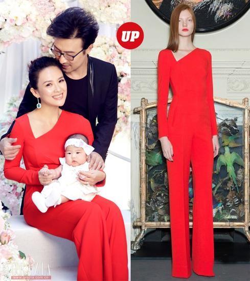 同樣是剛生了女兒，章子怡依舊又瘦又美，完全不像生過小孩！「她」卻胖成這模樣！連她老公都快要認不出來了！