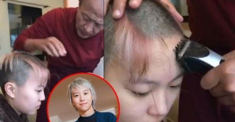 王菲求佛多年，如今女兒竇靖童真的出家了，不丹喇嘛親自剃度 