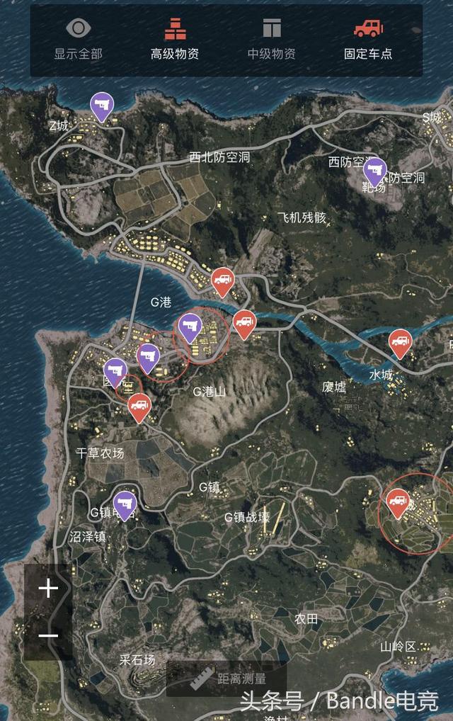 刺激戰場：一起來孤島地圖扒一扒，固定車點高級槍械就在這裡