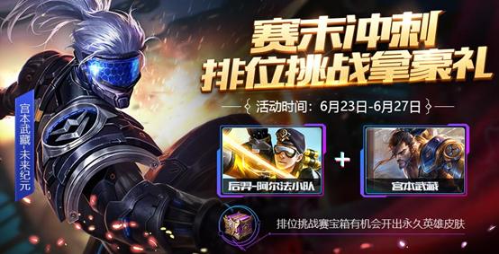 王者榮耀6.20更新：4位英雄直降5000金幣，賽季衝刺活動正式開啟