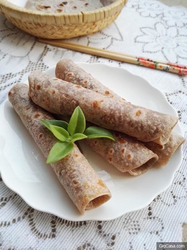 廚藝烹飪 :不粘鍋 褐麥粉薄餅 