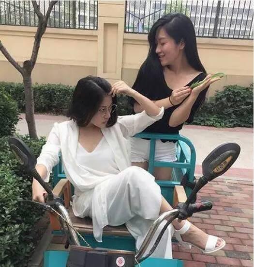 小姨子注意一下你的隱私，別人都看見了