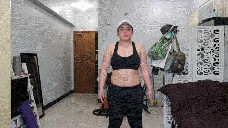 胖妞決心要健身改變，堅持100天後，她的改變讓人眼前一亮 