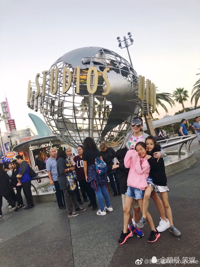 林志穎陳若儀帶kimi美國旅遊，與鍾麗緹夫婦結伴開心到飛起