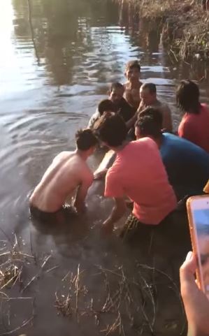 居民意外撈到「200公斤巨大神秘生物」動員全村　好不容易抬上岸最後結局被讚翻了 