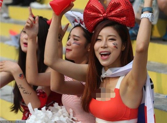 2018世界盃各國美女，唯獨韓國女球迷讓人戀愛了！ 