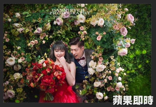 凌葳威拍婚紗「嫁給岳飛後代」兩人忘情接吻，「老公事業超強大」豪撒200萬寵她!
