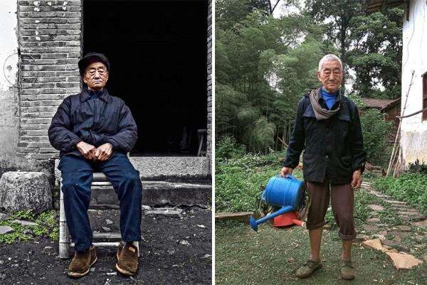 一時好玩讓85歲阿公穿上潮服　沒想到「秒變英倫紳士」帥翻天