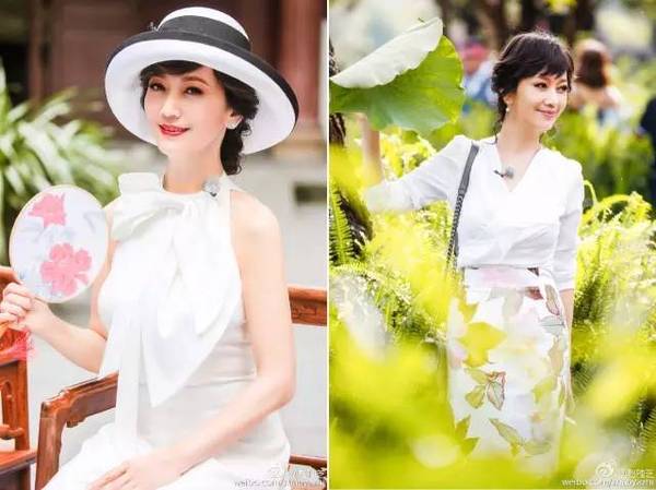 63歲趙雅芝和49歲蕭薔同場參加公益活動照片流出後，網友驚呆了！