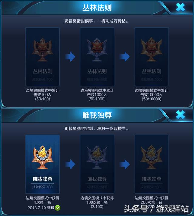 王者榮耀：天美為了召回老玩家派送4款永久皮膚，兩大新成就一覽