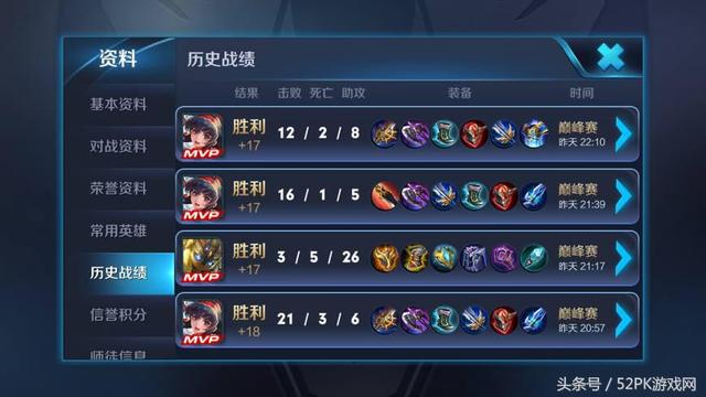 王者榮耀巔峰賽第一天，虎承14連勝上榜一，夢淚第六榜上有名！