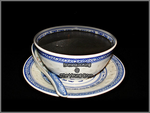 芝麻糊【嫲嫲 (祖母) 留下的傳統法】Black Sesame Dessert