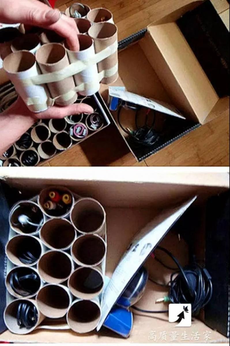 捲紙最值錢的就是芯，可惜你把它們全扔了，其實它的存在價值大著呢 