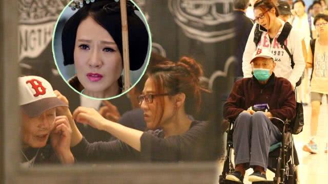 【細節體現了孝心】！TVB女藝人推著坐輪椅的高齡病父去看病~