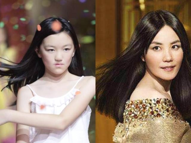 王菲女兒天生兔唇, 經過3次整容後, 現年12歲的她變長腿名模上時裝周！ 