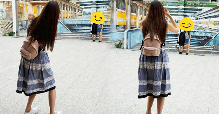 來台遊高雄巧遇林志玲，沒想到女神自願秒變「攝影師」幫拍照，網友超羨慕：「太幸福了！」 
