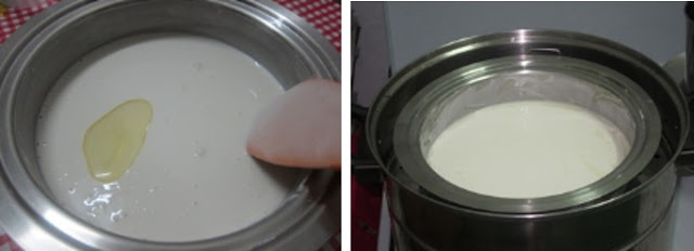 自製麻薯，一口咬下，滿滿的花生香，軟Q軟Q的，好滿足~~