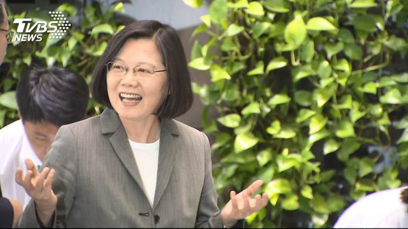 蔡英文：民進黨很會處理經濟問題，經濟越來越好