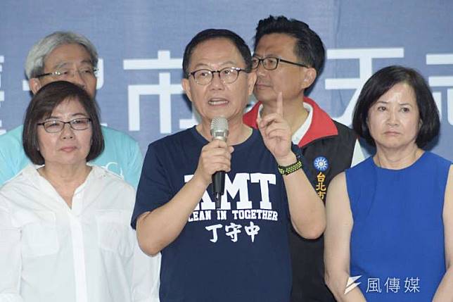 侯友宜、丁守中終於同台「巧遇」了　下周將共提雙北政見