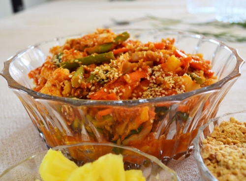 簡單又爽脆可口的阿雜菜 (ACAR)，非常開胃可口哦！